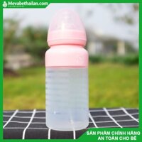 [NHẬP KHẨU THÁI LAN] Bình cho bé bú cổ rộng silicon 250ml