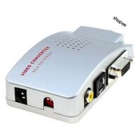 [Nhập KIDO63633 giảm 10k] Bộ chuyển đổi vga sang av, svideo [cao cấp]