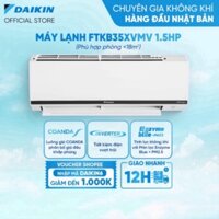 [NHẬP MÃ DAIKIN6 - GIẢM 6%][Miễn phí công lắp] Model mới 2023 - Máy Lạnh Daikin Inverter 1 chiều FTKB35XVMV 1.5HP