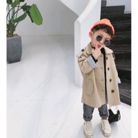 [NHẬP MÃ GIẢM GIÁ] Áo măng tô cho bé trai kiểu dáng hàn quốc