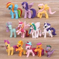 [Nhập mã TOYJUNE giảm 10K](Freeship 99k) Bộ 12 Con Ngựa Pony 7cm