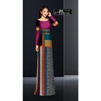 [NHẬP MÃ VPMOI GIẢM 10% TỐI ĐA 30K ĐƠN 100K] Mẫu thổ cẩm - vải áo dài in 3D - lụa BA-PN0087