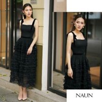 (Nhập mã VVHO229 để đươc giảm thêm 21k + FS) Đầm Naun hai dây bản to xòe phồng đi dạo biển / Đầm Maxi kèm ảnh thật