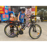 (NHẬP MÃ: XEDAP1) Xe đạp thể thao Thống Nhất MTB 24 - 04/ SUPER 24 (tặng:đèn, khóa dây, gọng nước, dầu xích