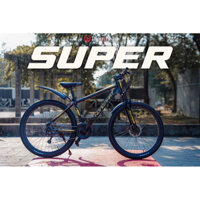 (NHẬP MÃ: XEDAP1) Xe đạp thể thao Thống Nhất MTB 26 - 07/ SUPER 26 (tặng đèn sạc, khóa dây, giá nước, dầu tra