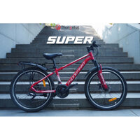 (NHẬP MÃ: XEDAP1) XE ĐẠP THỂ THAO THỐNG NHẤT SUPER 24"( Tặng gọng nước, khóa số, dụng cụ lắp)