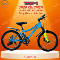 (Nhập mã: XEDAPBP) Xe đạp thể thao trẻ em Thống Nhất Super 20 (Tặngkhoá +chuông + lục giác)
