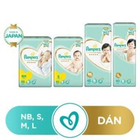 [NHẬP MKB65K GIẢM 65K ĐƠN TỪ 1TR] [HCM]Tã Dán Pampers Nhật Bản size NB66/S60/M48/L40