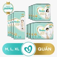 [NHẬP MKB65K GIẢM 65K ĐƠN TỪ 1TR] [HN]Tã Quần Pampers Nhật Bản size M44/L34/XL30