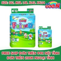 [NHẬP MKB65K GIẢM 65K ĐƠN TỪ 1TR] TÃ QUẦN GOON FRIEND - TẶNG BỊCH NHỎ 5 MIẾNG. ĐỦ SIZE: S62/M58/L48/XL42/XXL34
