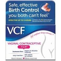 [NHẬP MỸ - AUTH - ĐỦ BILL] (Tách lẻ) Màng Film Tránh Thai VCF FILM (Hộp 9 miếng)