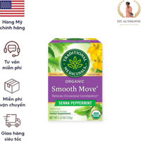 [NHẬP MỸ-HÀNG AIR] Trà thảo mộc hữu cơ hỗ trợ táo bón (Organic Smooth Move Tea) - Traditional Medicinals.
