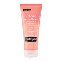 NHẬP MỸ - SỮA RỬA MẶT NGỪA MỤN NEUTROGENA OIL-FREE ACNE WASH PINK GRAPEFRUIT FOAMING SCRUB 198ML