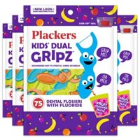 NHẬP MỸ - TĂM CHỈ NHA KHOA CHO BÉ  PLACKERS KIDS DENTAL FLOSS PICKS HƯƠNG TRÁI CÂY