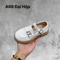 (Nhập nguyên hộp) Giày búp bê Quảng Châu cho bé gái hình nơ đính đá đi học êm mềm size 31-36
