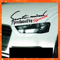 [Nhập SSANP199310 giảm 10K] Decan dán xe sport-tem sport mind