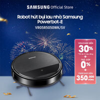 [NHẬP SSDA44 GIẢM 15%]Robot hút bụi, lau sàn Samsung Powerbot-E lực hút cực mạnh 4200Pa (VR05R5050WK)
