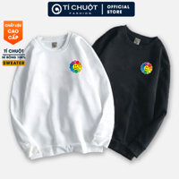[Nhập THOITOI20 Giảm 20%] Áo sweater nam nữ in hình hoa 7 màu, áo tay dài nỉ bông unisex form rộng dày dặn mềm mịn