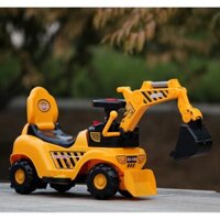 [NHẬP TOY 30K GIẢM] Xe cẩu điện  2 chế độ có nhạc + tựa lưng