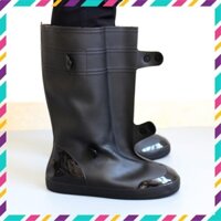 (Nhập Xịn) Ủng Đi Mưa chống thấm, Ủng Bọc Giày Đi Mưa Cổ Cao Đế Cao Su