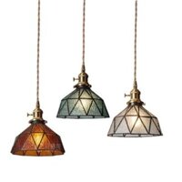 Nhật Bản Bắc Âu Retro ins Đồng Thủy Tinh Aisle Ánh Sáng Lối Vào Thanh Nhà Hàng Ban Công Đầu Giường B & B Treo Nhỏ