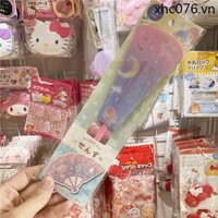 Nhật Bản Daiso Gemini Hoạt Hình Dễ Thương Nhựa Gấp Quạt Chống Nước Di Động Quạt Cầm Tay Học Sinh Di Động Quạt Nhỏ