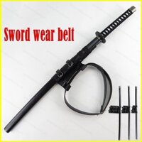 Nhật Bản Dây Đeo Sau Túi Thắt Lưng Dao Treo Đồ Dùng Cosplay Anime Sword Da PU Thắt Lưng Túi Thắt Lưng