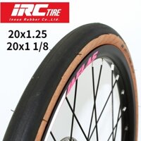 Nhật Bản IRC JETTY PLUS 20 inch 406 lốp xe đạp gấp 20 * 1.25 lốp bên màu vàng cổ điển
