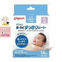nhật bản Japan Pigeon Baby Running Nose Nasal Care Sticker 14pcs