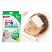 [NHẬT BẢN] Miếng dán hạ sốt pigeon cho bé từ sơ sinh hiệu quả, hộp 12 miếng