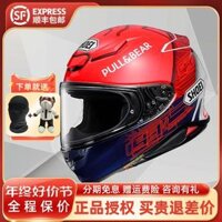 Nhật Bản nhập khẩu SHOEI mũ bảo hiểm z8 kiến ​​đỏ xe máy đua mũ bảo hiểm đầy đủ nam Đức ga hạc giấy nữ mũ bảo hiểm giá mũ bảo hiểm đi phượt