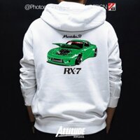 Nhật Bản Nhật Bản JDM Sửa Đổi Xe Tên Lửa Thỏ Mazda RX7 Cánh Quạt Động Cơ Thu Đông Áo