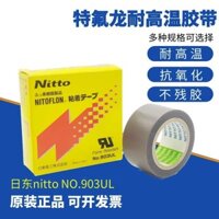 Nhật Bản Nitto Electric 903UL Teflon Chịu Nhiệt Độ Cao Băng Niêm Phong Máy Cắt Nhiệt Băng Teflon