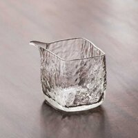 Nhật Bản phong cách mới vuông bong bóng công bằng cốc dày công suất lớn thủy tinh chịu nhiệt đựng t