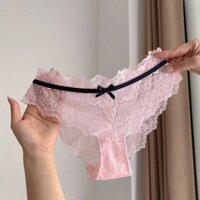 Nhật Bản Pure Desire Ngọt Ngào Cô Gái Dễ Thương Màu Hồng Ren Quần Lót Nơ Thoải Mái Thoáng Khí Mỏng Thấp Eo Quần Đùi nysuhsaodvn20250316