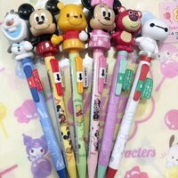 Nhật Bản Sanrio Disney Stitch Lớn Bạch Tuyết Kho Báu Ba Mắt Doremon Bút Lớn Bút Bi Bút Chì Cơ