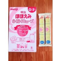 [NHẬT BẢN] Sữa Meiji thanh số 0-1 hàng nội địa Nhật Hộp 24 thanh