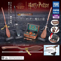 Nhật Bản TOMY Tomei Harry Potter Magic Chổi Viên Nang Đồ Chơi Hộp Kho Báu Bộ Sưu Tập Đồ Trang Trí