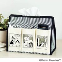 Nhật Bản Túi Bảo Quản Moomin Canvas Minh Họa Nhiều Lưới Sáu Túi Để Bàn Hộp Bảo Quản Khăn Giấy Điều Khiển Từ Xa Máy Tính Để Bàn Lưu Trữ Túi Tổ Chức