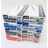 Nhật Bản UNI Mitsubishi SXR-80 0.5 / 07 JETSTREAM Bút bi nhiều màu Nạp lại Viết mượt mà