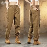 Nhật Bản Vintage Dày Hàng Hóa Quần Nam Slim Fit Chiến Thuật Quần Trơn Jogger Quần