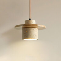 Nhật Bản Wabi Sabi Hình Trụ Sáng Tạo Yellowstone E27 Môi Trường Xung Quanh Pendent Đèn Nhà Ở Trang Trí Đèn Led Trần Thả