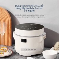 Nhật BảnQUASHONồi Cơm Điện Ít Đường, Nồi Cơm Tách Lớp Men Gốm, Nồi Cơm Thông Minh Gia Dụng Đa Chức Năng
