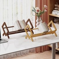 Nhật Ký Kệ Sách Để Bàn Kệ Kệ Văn Phòng Nhỏ Gỗ Chắc Chắn Nhiều Lớp Kệ Phân Vùng Đầu Giường Giá Để Đồ Des