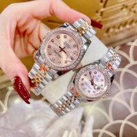 [Nhật Nam Watch] Đồng hồ đeo tay, đồng hồ nữ ROLEX mặt vàng hồng sang chảnh, size 28mm và 32mm viền xoàn