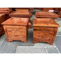 Nhất sen, đôn vuông, đế kê tượng chiện sen gỗ hương đá nhiều kích cỡ