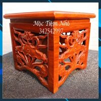 Nhất sơn hoa sen - kỷ hoa sen - đế gỗ hương - đhs