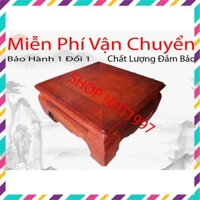 Nhất sơn vuông - Đế chân quỳ - Kỷ vuông thờ gỗ hương