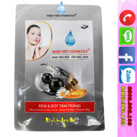 NHẬT VIỆT COSMETICS - Kem và Bột tắm trắng dưỡng chất Ngọc Trai Đen - Sữa Ong Chúa (150g)