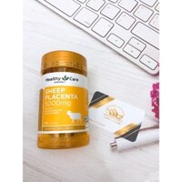 Nhau cừu Sheep Placenta 5000mg healthy care 100 viên